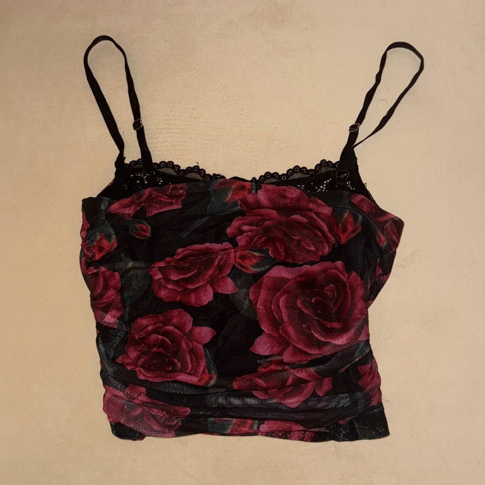 Sexy floral lace top - Picture 6 of 7